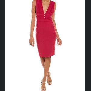 NWT! Bright pink bebe dress